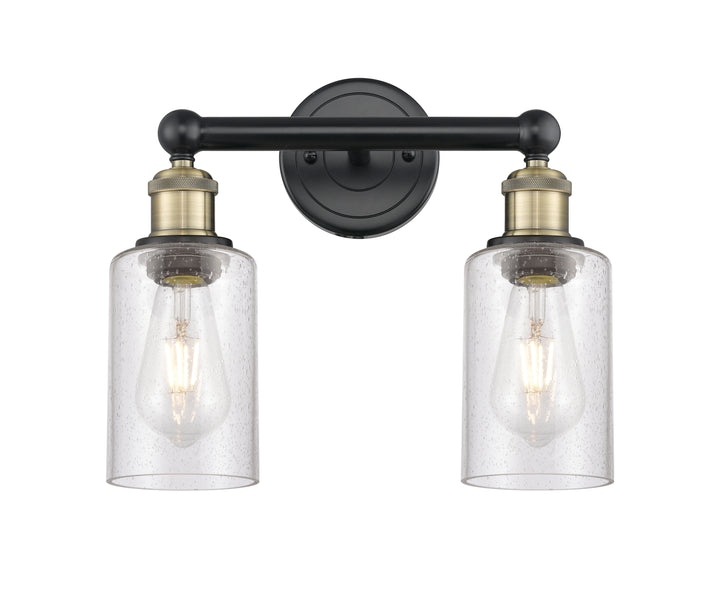 Innovations Lighting Clymer 4" Bath Vanity Light - Black Antique Brass