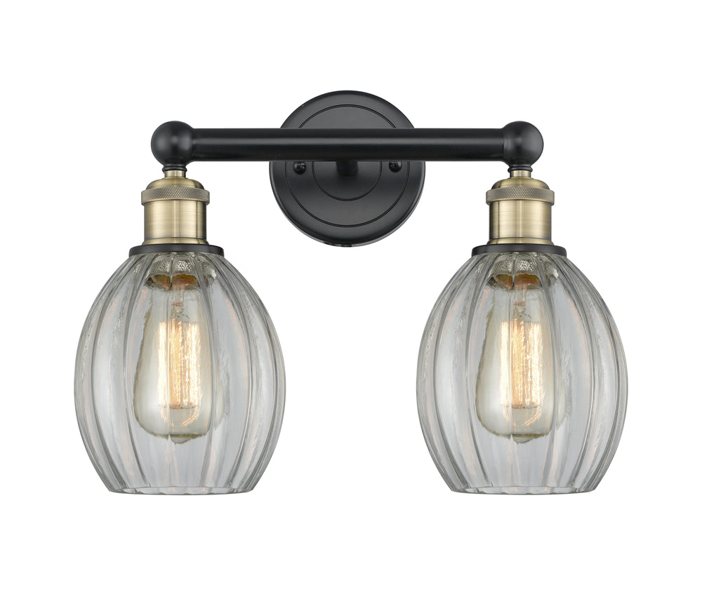 Innovations Lighting Eaton 5.5" Bath Vanity Light - Black Antique Brass Vanity Lights Innovations Lighting   