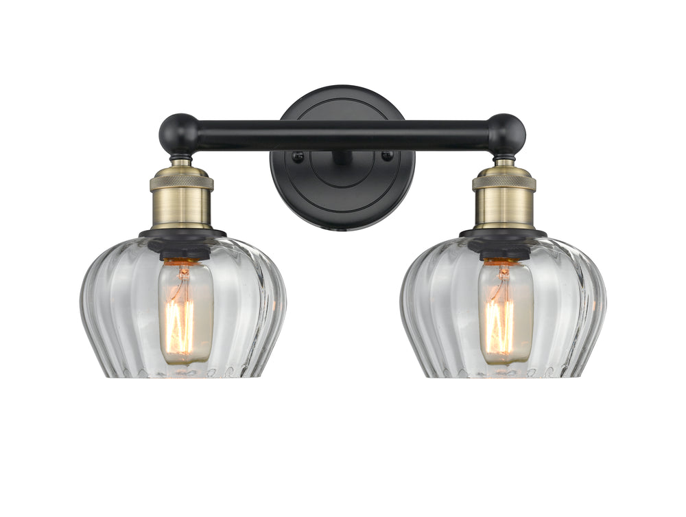 Innovations Lighting Fenton 6.5" Bath Vanity Light - Black Antique Brass Vanity Lights Innovations Lighting   