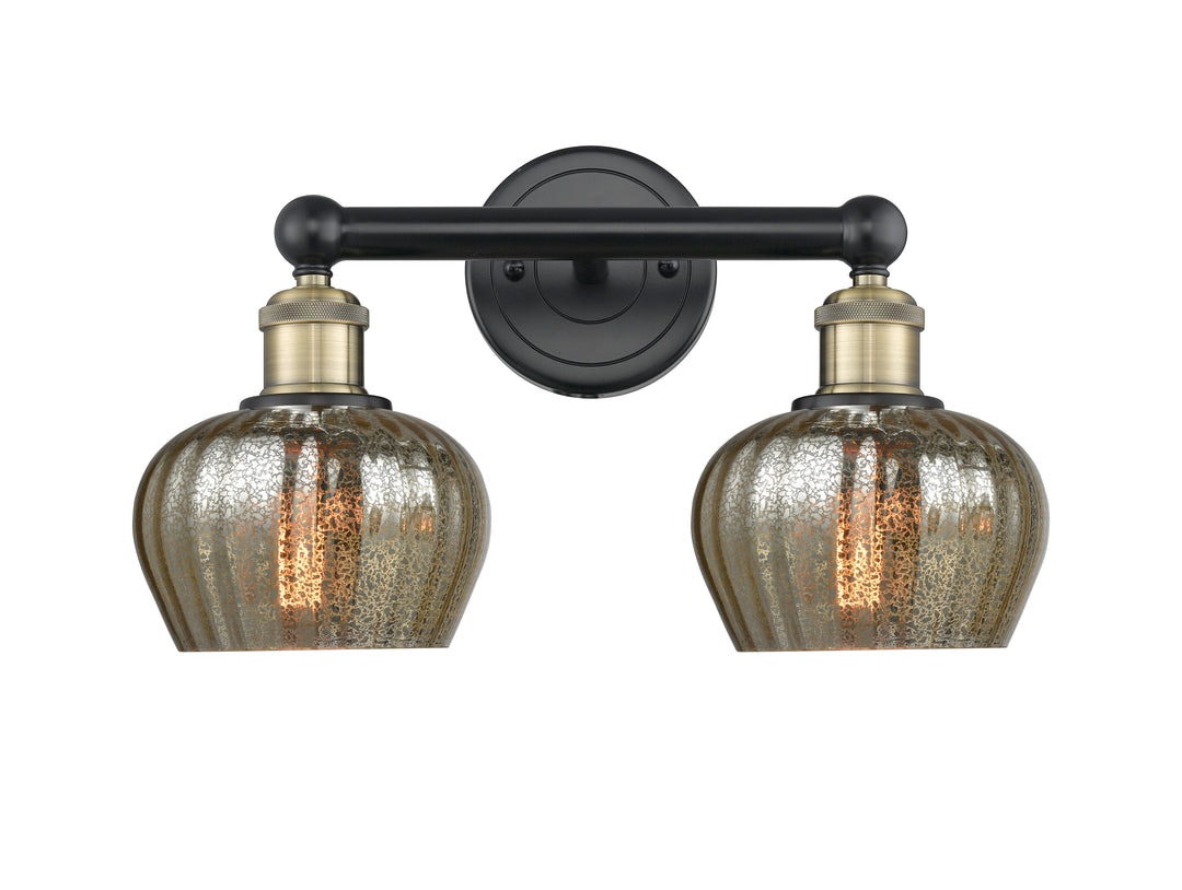 Innovations Lighting Fenton 6.5" Bath Vanity Light - Black Antique Brass