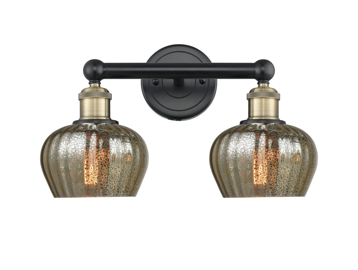 Innovations Lighting Fenton 6.5" Bath Vanity Light - Black Antique Brass