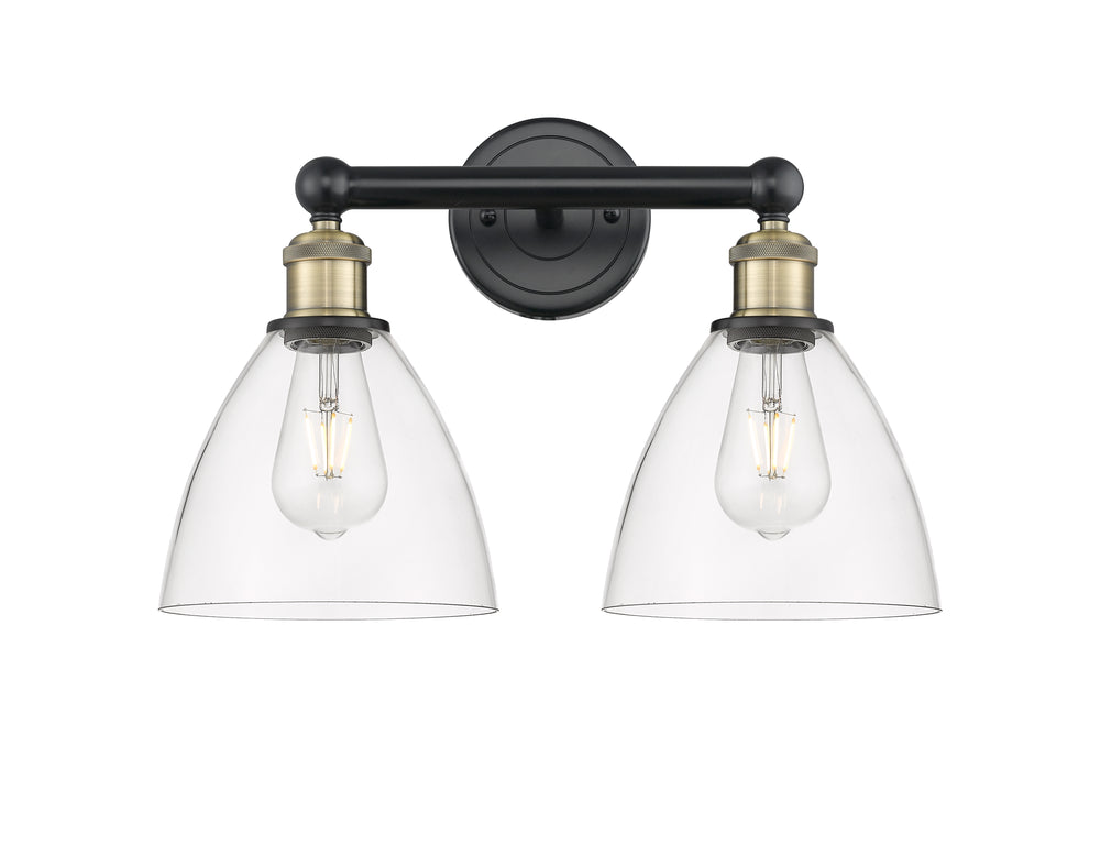 Innovations Lighting Bristol 7.5" Bath Vanity Light - Black Antique Brass