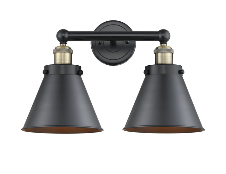 Innovations Lighting Appalachian 8" Bath Vanity Light - Black Antique Brass Vanity Lights Innovations Lighting   