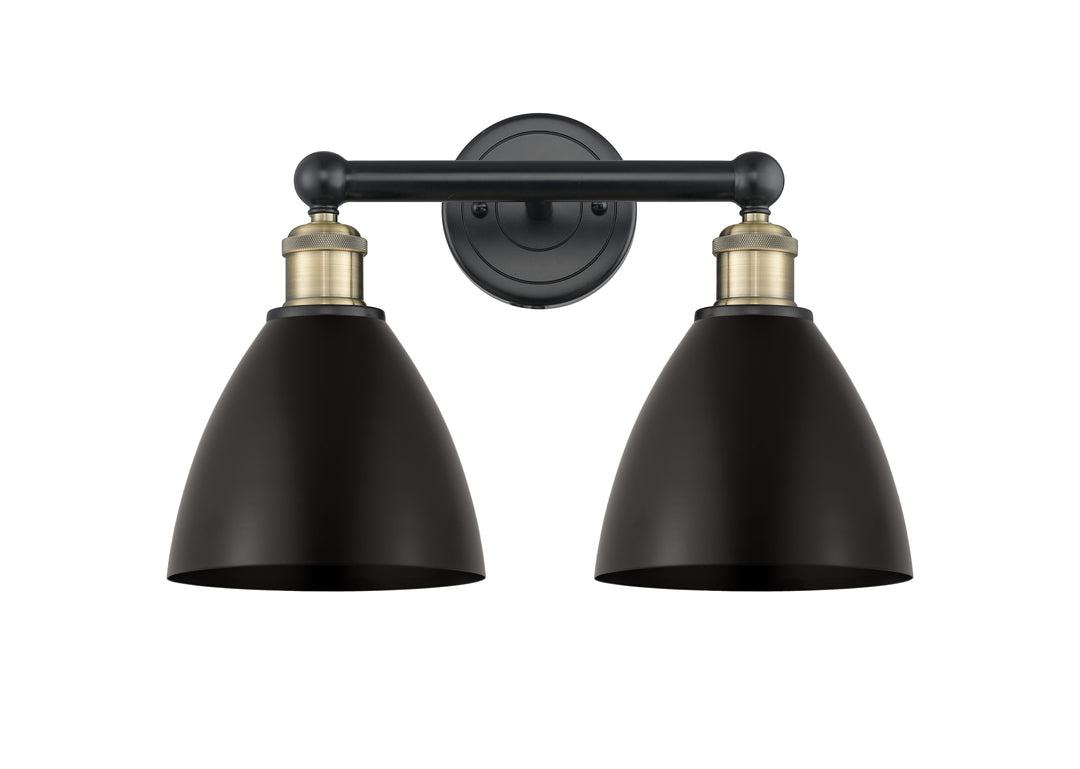 Innovations Lighting Bristol 7.5" Bath Vanity Light - Black Antique Brass Vanity Lights Innovations Lighting   