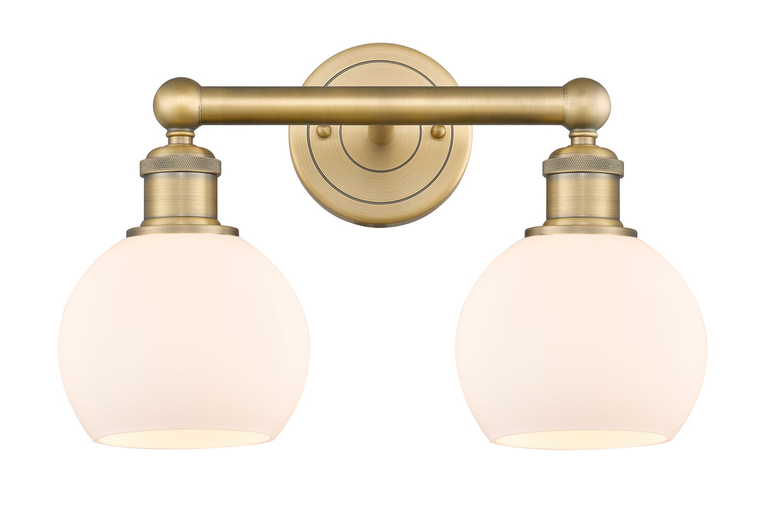 Innovations Lighting Athens 6" Bath Vanity Light - Brushed Brass Vanity Lights Innovations Lighting   