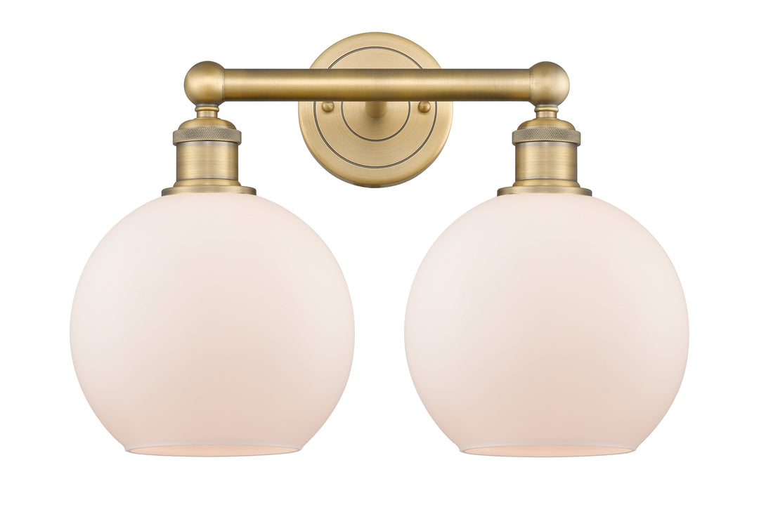 Innovations Lighting Athens 8" Bath Vanity Light - Brushed Brass Vanity Lights Innovations Lighting   