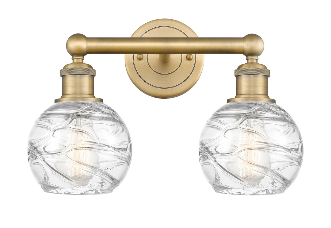 Innovations Lighting Athens Deco Swirl 6" Bath Vanity Light - Brushed Brass