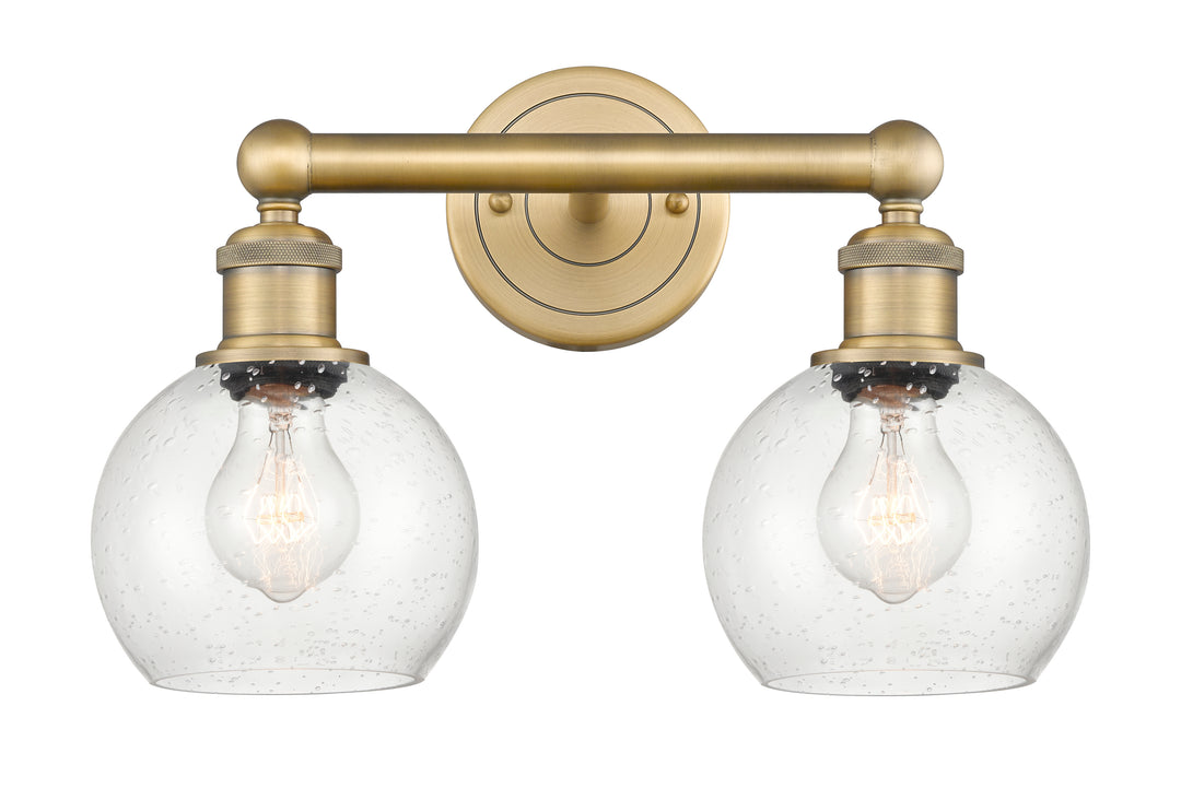 Innovations Lighting Athens 6" Bath Vanity Light - Brushed Brass Vanity Lights Innovations Lighting   