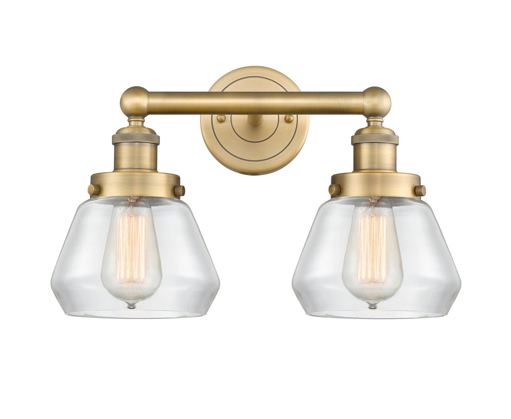 Innovations Lighting Fulton 7" Bath Vanity Light - Brushed Brass Vanity Lights Innovations Lighting   