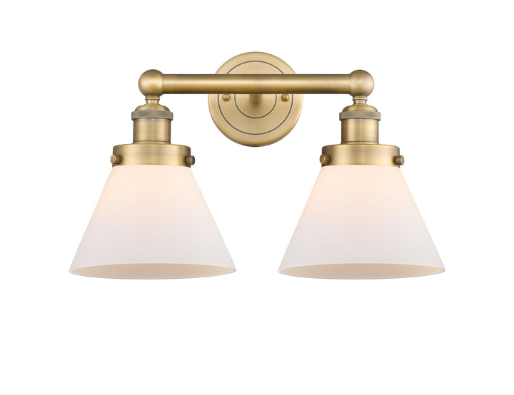 Innovations Lighting Cone 8" Bath Vanity Light - Brushed Brass Vanity Lights Innovations Lighting   