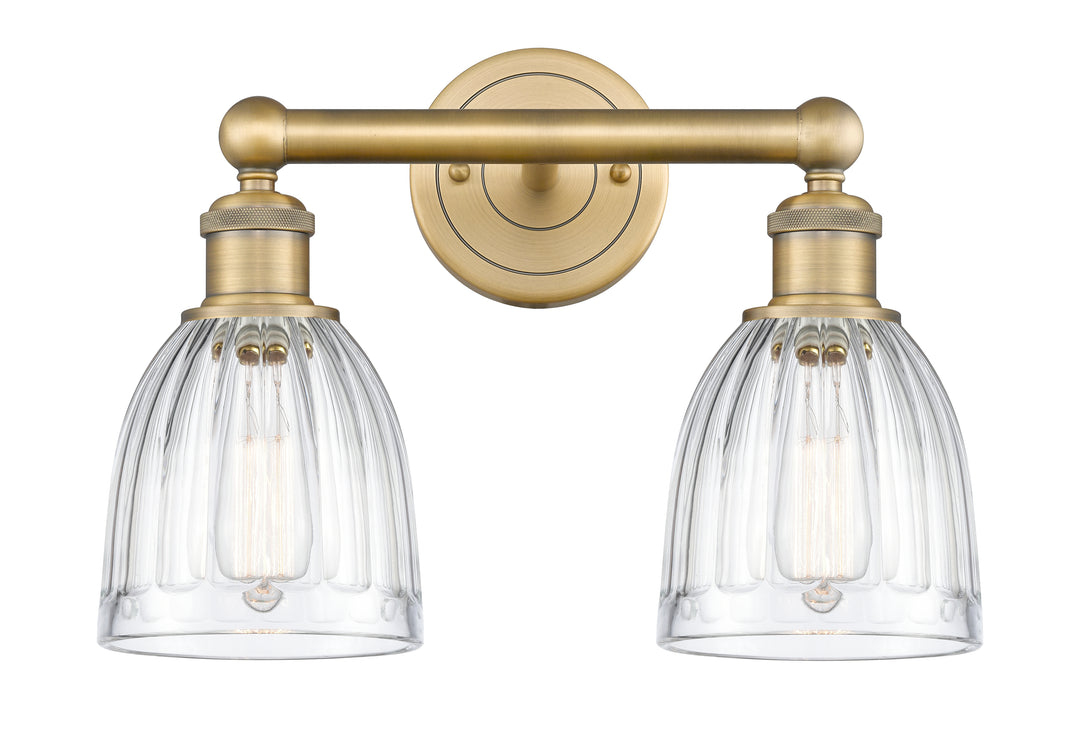 Innovations Lighting Brookfield 6" Bath Vanity Light - Brushed Brass Vanity Lights Innovations Lighting   