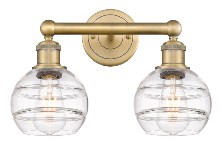 Innovations Lighting Rochester 6" Bath Vanity Light - Brushed Brass Vanity Lights Innovations Lighting   