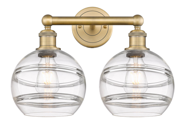 Innovations Lighting Rochester 8" Bath Vanity Light - Brushed Brass Vanity Lights Innovations Lighting   