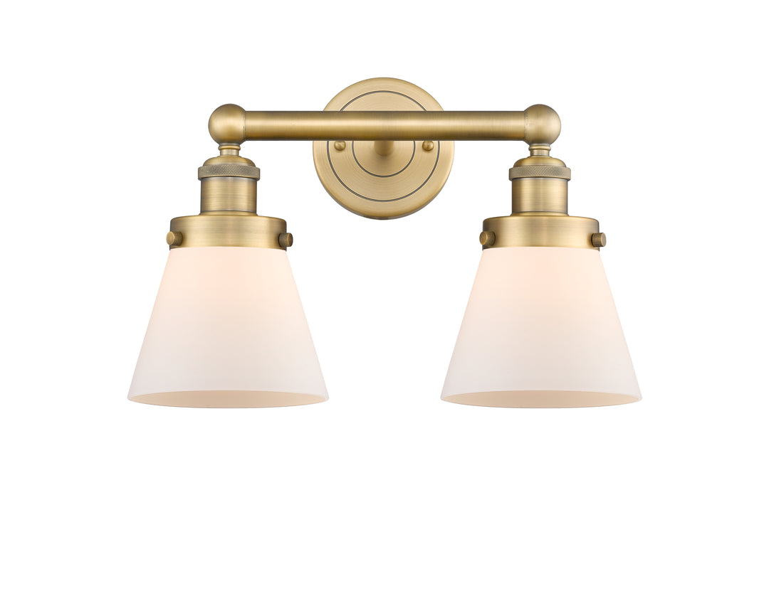 Innovations Lighting Cone 6" Bath Vanity Light - Brushed Brass Vanity Lights Innovations Lighting   