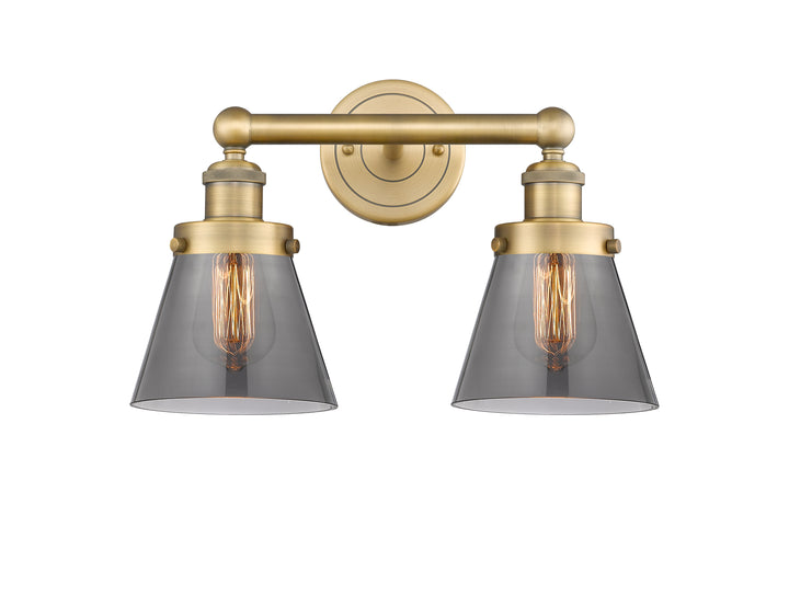 Innovations Lighting Cone 6" Bath Vanity Light - Brushed Brass Vanity Lights Innovations Lighting   