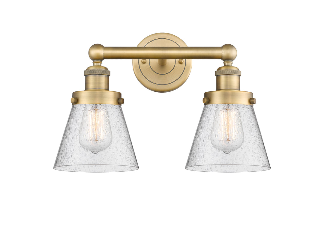 Innovations Lighting Cone 6" Bath Vanity Light - Brushed Brass Vanity Lights Innovations Lighting   