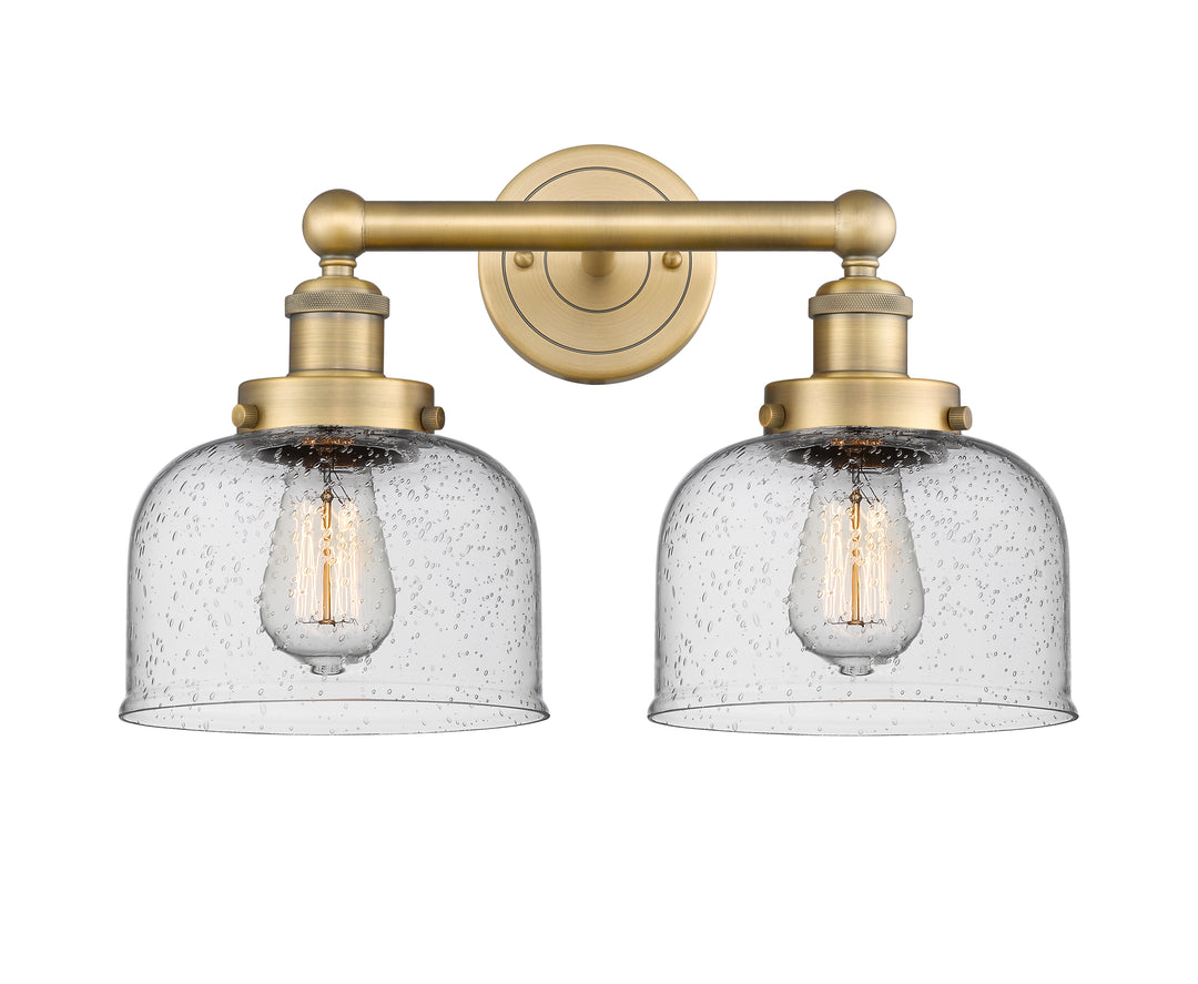 Innovations Lighting Bell 8" Bath Vanity Light - Brushed Brass Vanity Lights Innovations Lighting   