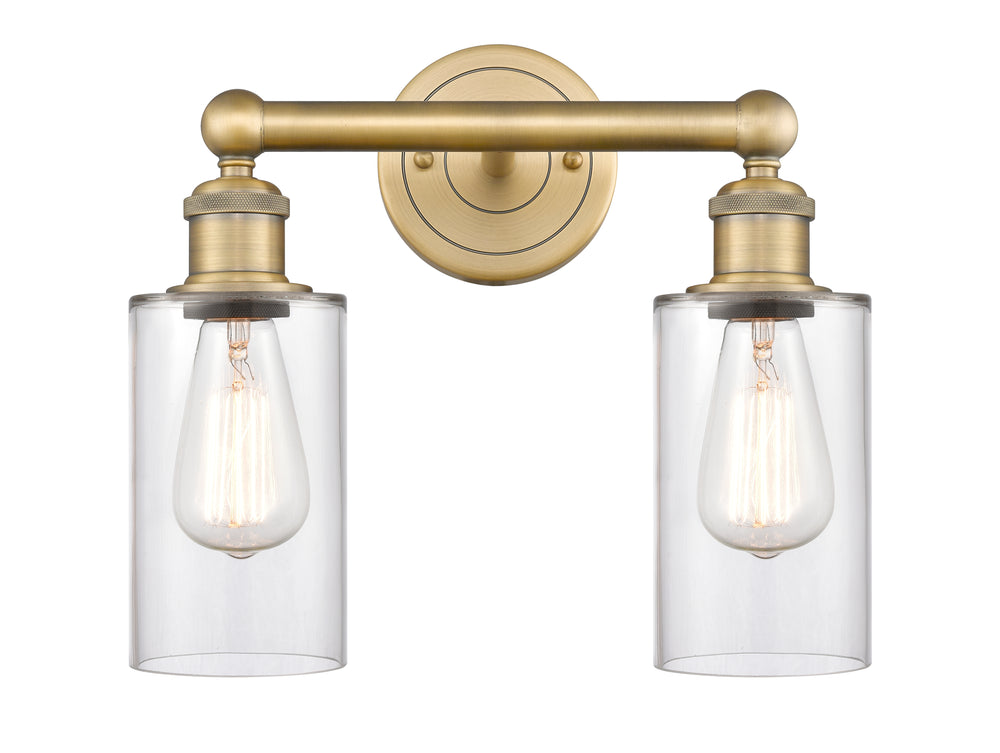 Innovations Lighting Clymer 4" Bath Vanity Light - Brushed Brass Vanity Lights Innovations Lighting   