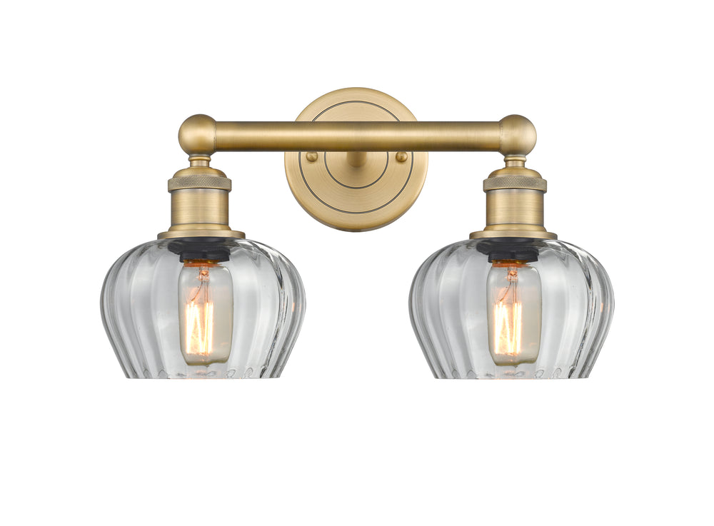 Innovations Lighting Fenton 6.5" Bath Vanity Light - Brushed Brass Vanity Lights Innovations Lighting   