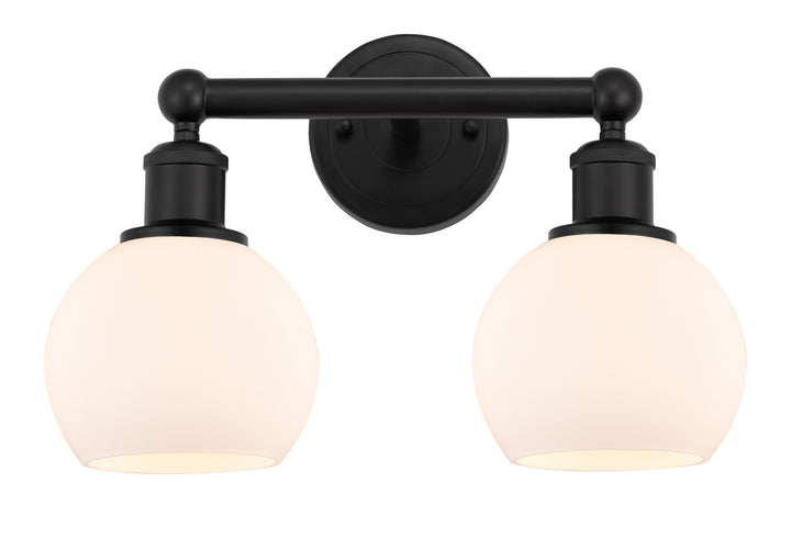 Innovations Lighting Athens 6" Bath Vanity Light - Matte Black Vanity Lights Innovations Lighting   