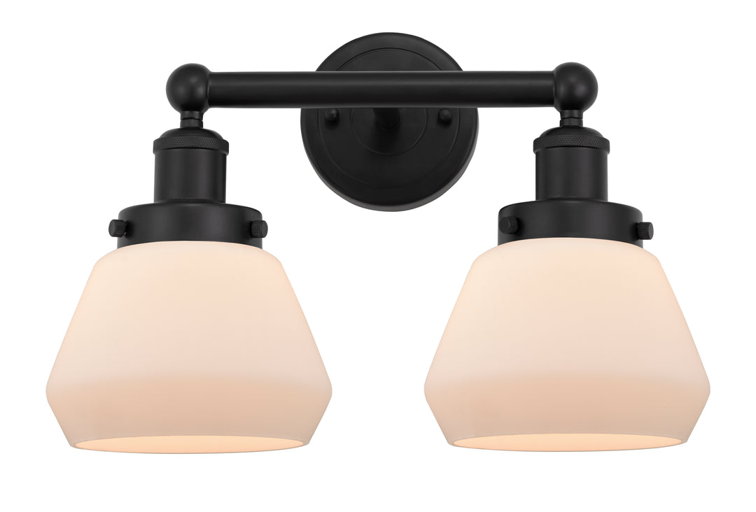 Innovations Lighting Fulton 7" Bath Vanity Light - Matte Black Vanity Lights Innovations Lighting   