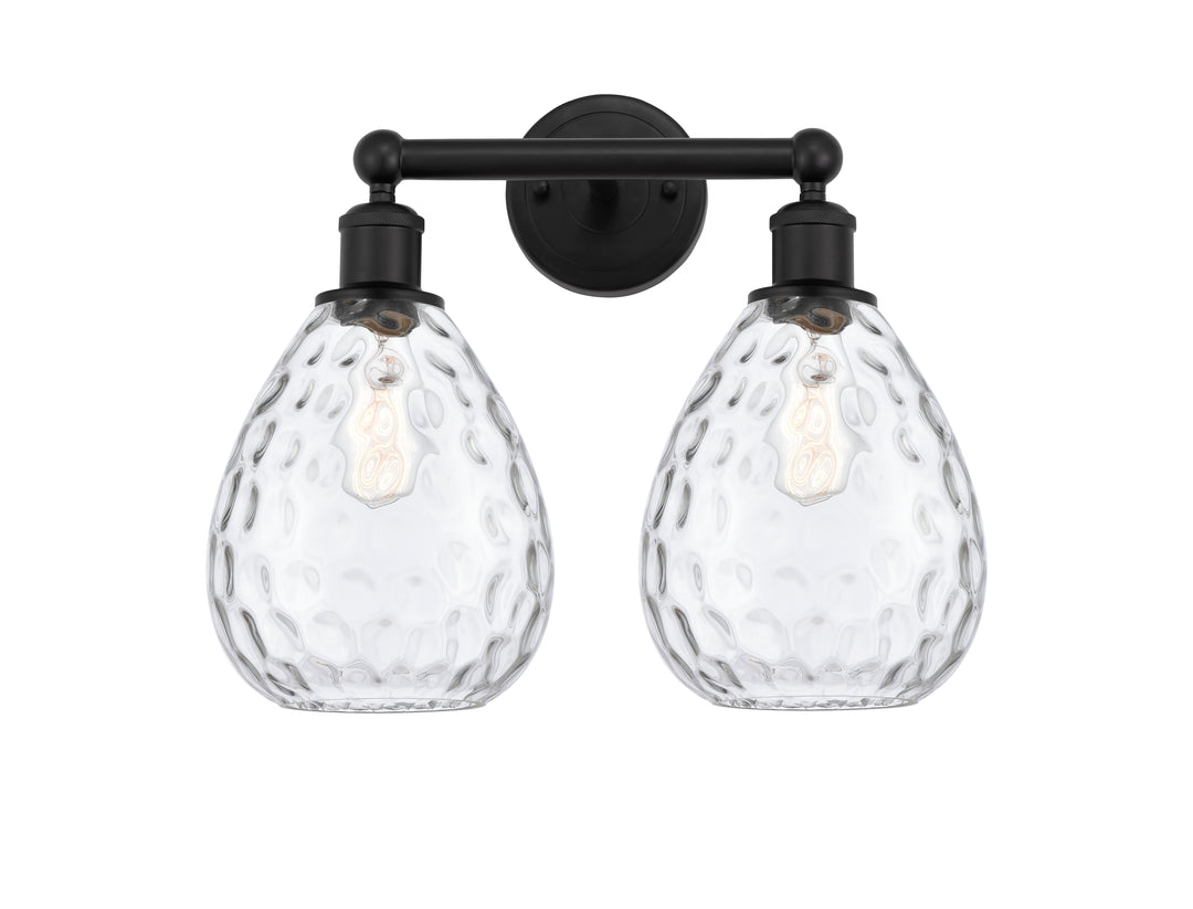 Innovations Lighting Waverly 8" Bath Vanity Light - Matte Black Vanity Lights Innovations Lighting Clear ; Glass Type: Transparent  