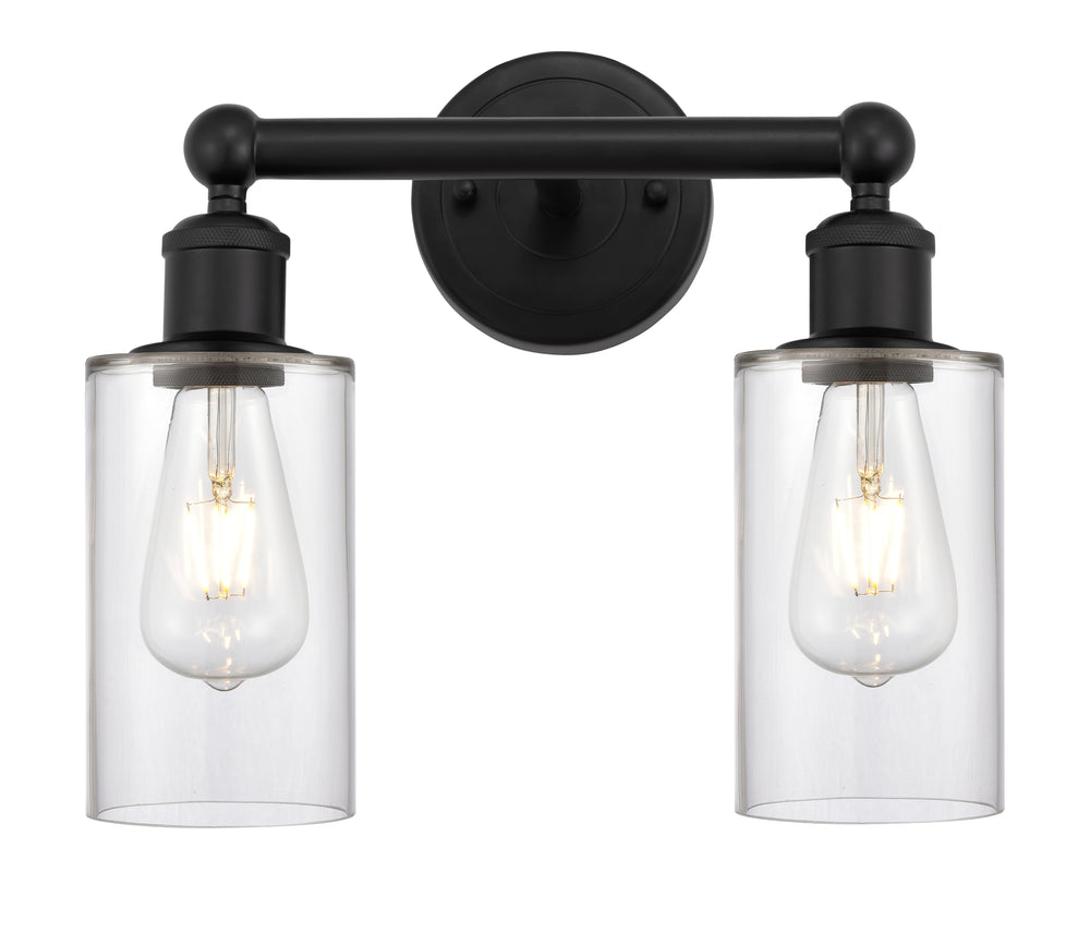 Innovations Lighting Clymer 4" Bath Vanity Light - Matte Black Vanity Lights Innovations Lighting   