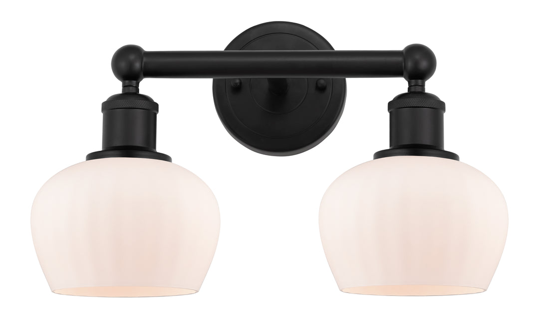 Innovations Lighting Fenton 6.5" Bath Vanity Light - Matte Black Vanity Lights Innovations Lighting   