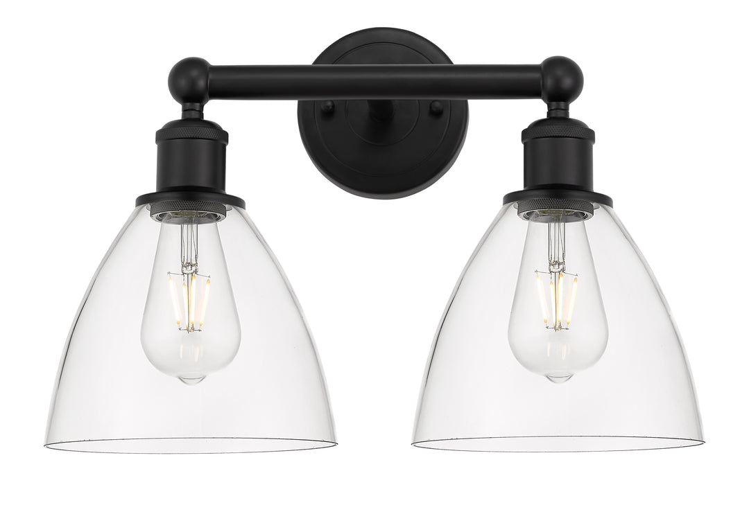 Innovations Lighting Bristol 7.5" Bath Vanity Light - Matte Black Vanity Lights Innovations Lighting   