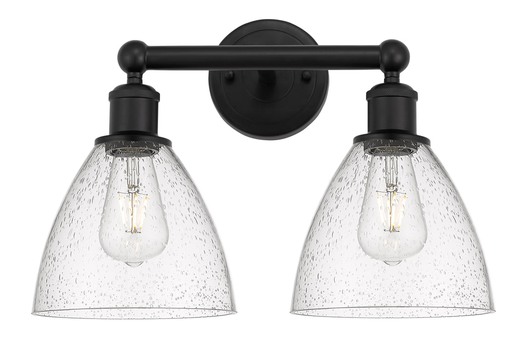 Innovations Lighting Bristol 7.5" Bath Vanity Light - Matte Black Vanity Lights Innovations Lighting   