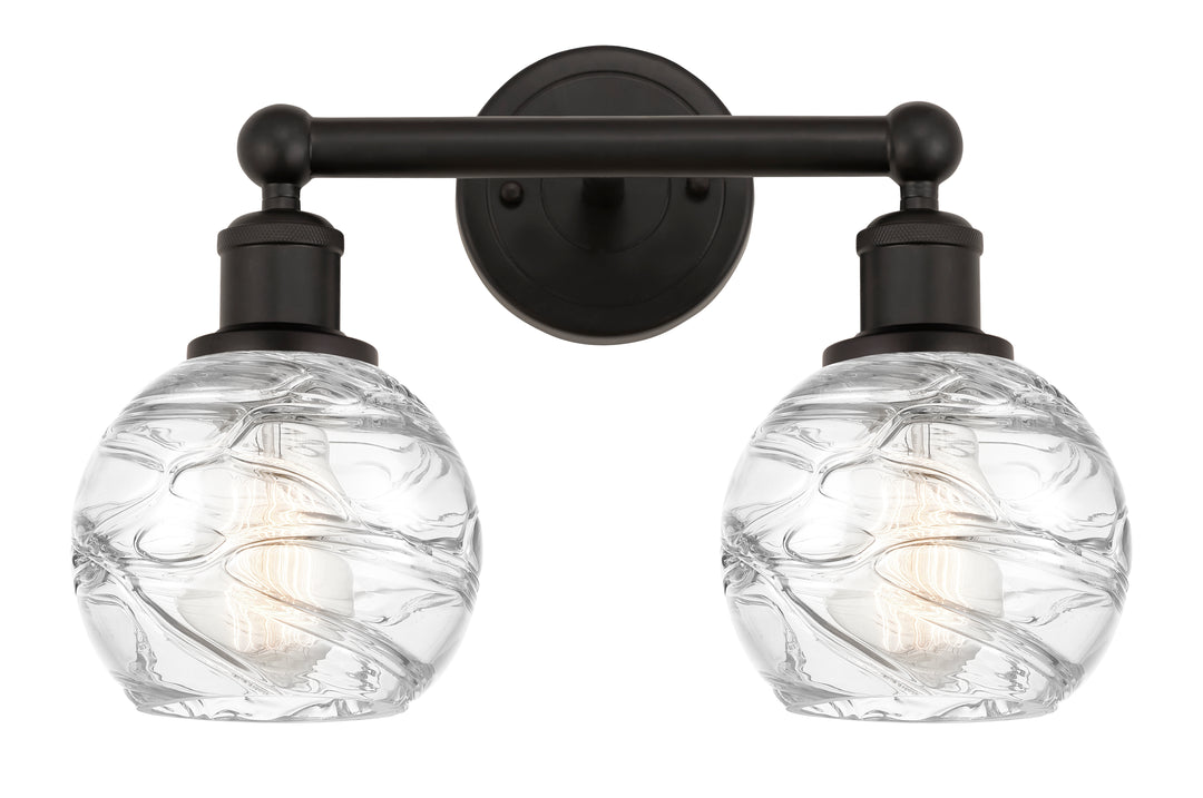 Innovations Lighting Athens Deco Swirl 6" Bath Vanity Light - Oil Rubbed Bronze