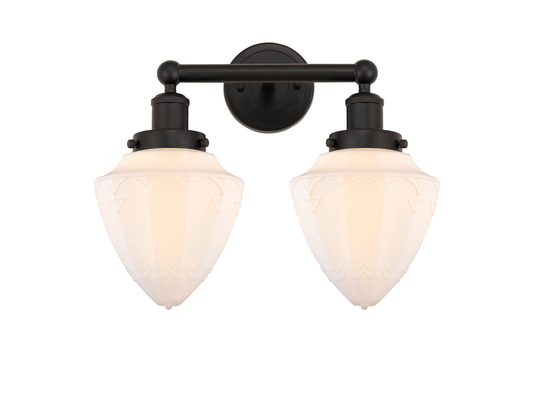 Innovations Lighting Bullet 7" Bath Vanity Light - Oil Rubbed Bronze Vanity Lights Innovations Lighting Matte White ; Glass Type: Frosted  