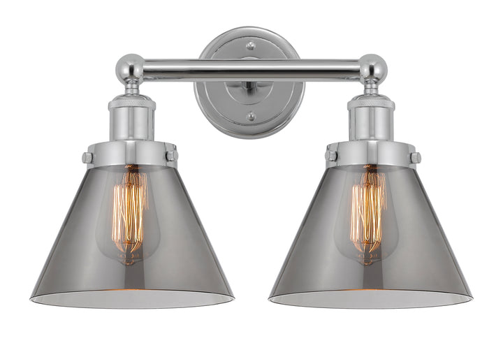 Innovations Lighting Cone 8" Bath Vanity Light - Polished Chrome Vanity Lights Innovations Lighting   