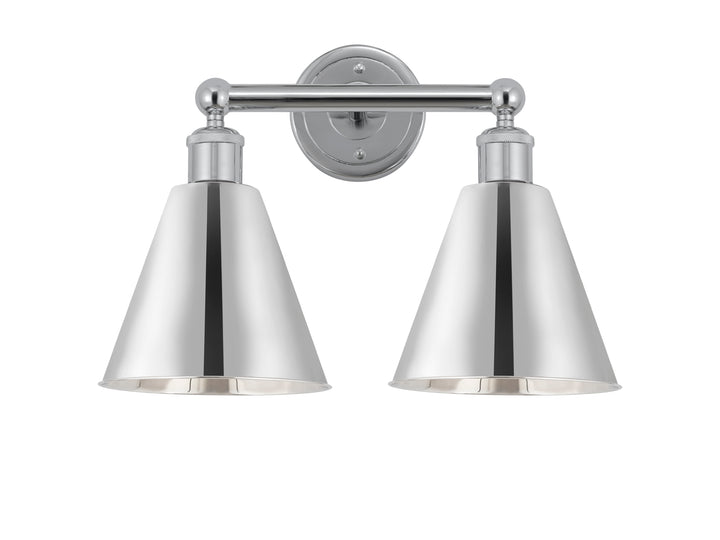 Innovations Lighting Berkshire Metal 8" Bath Vanity Light - Polished Chrome Vanity Lights Innovations Lighting   