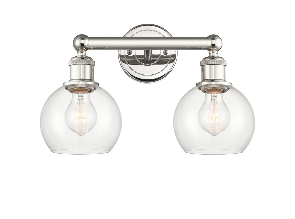 Innovations Lighting Athens 6" Bath Vanity Light - Polished Nickel Vanity Lights Innovations Lighting   