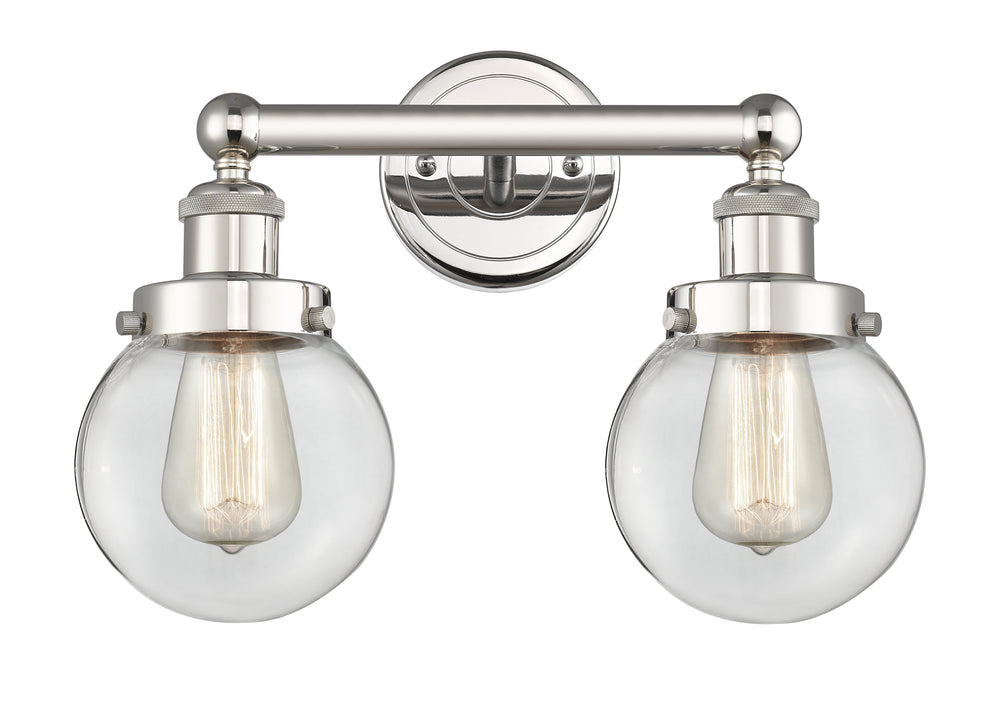 Innovations Lighting Beacon 6" Bath Vanity Light - Polished Nickel Vanity Lights Innovations Lighting   