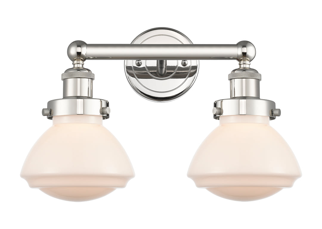 Innovations Lighting Olean 6.75" Bath Vanity Light - Polished Nickel Vanity Lights Innovations Lighting   