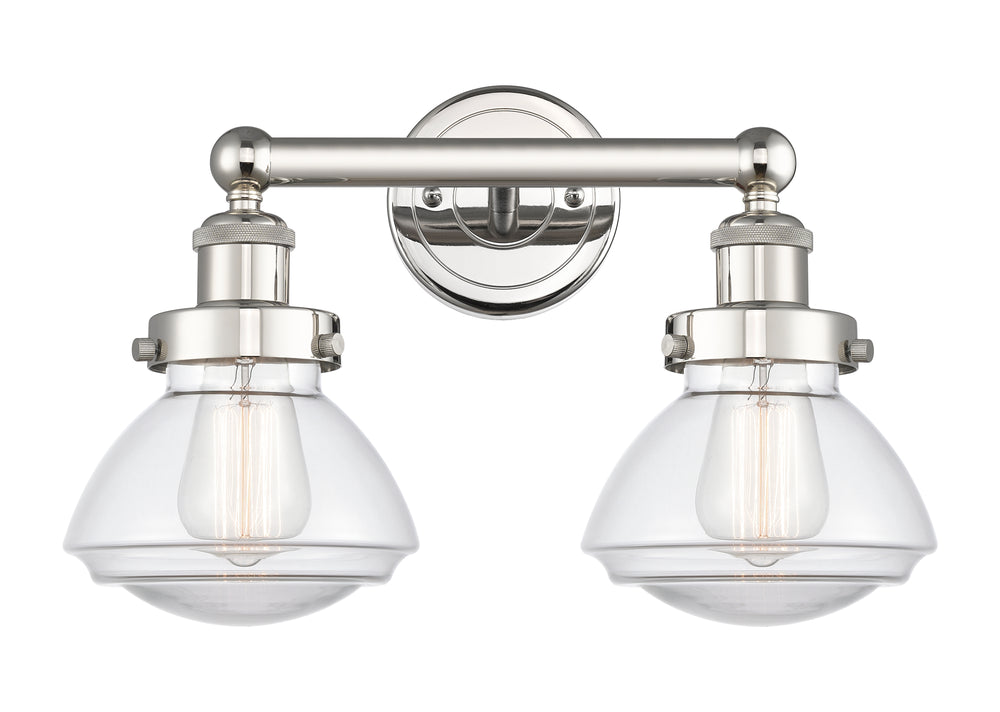 Innovations Lighting Olean 6.75" Bath Vanity Light - Polished Nickel Vanity Lights Innovations Lighting   