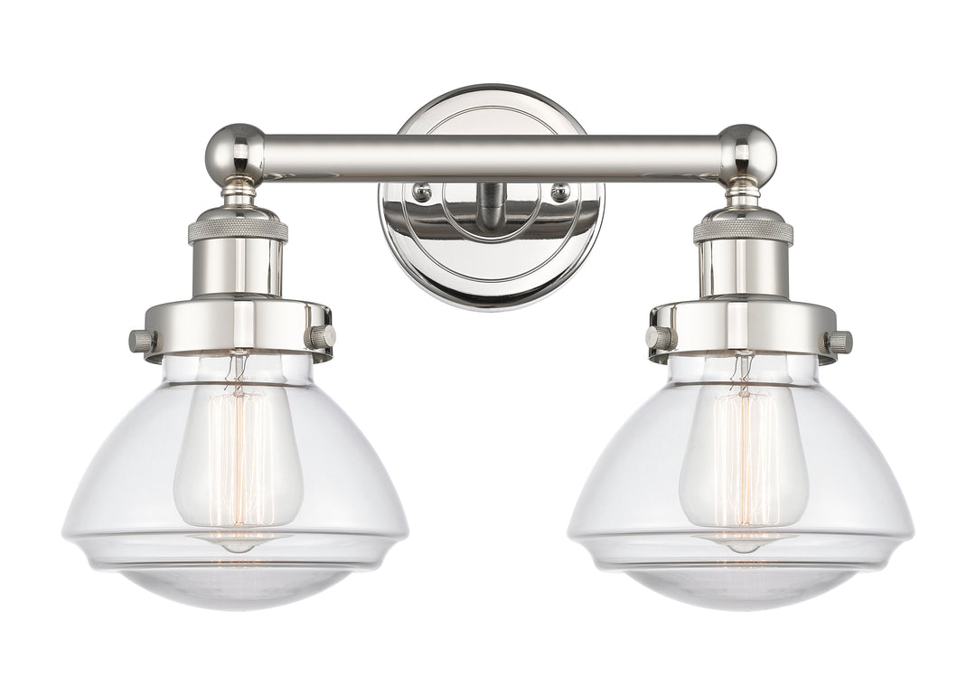 Innovations Lighting Olean 6.75" Bath Vanity Light - Polished Nickel Vanity Lights Innovations Lighting   