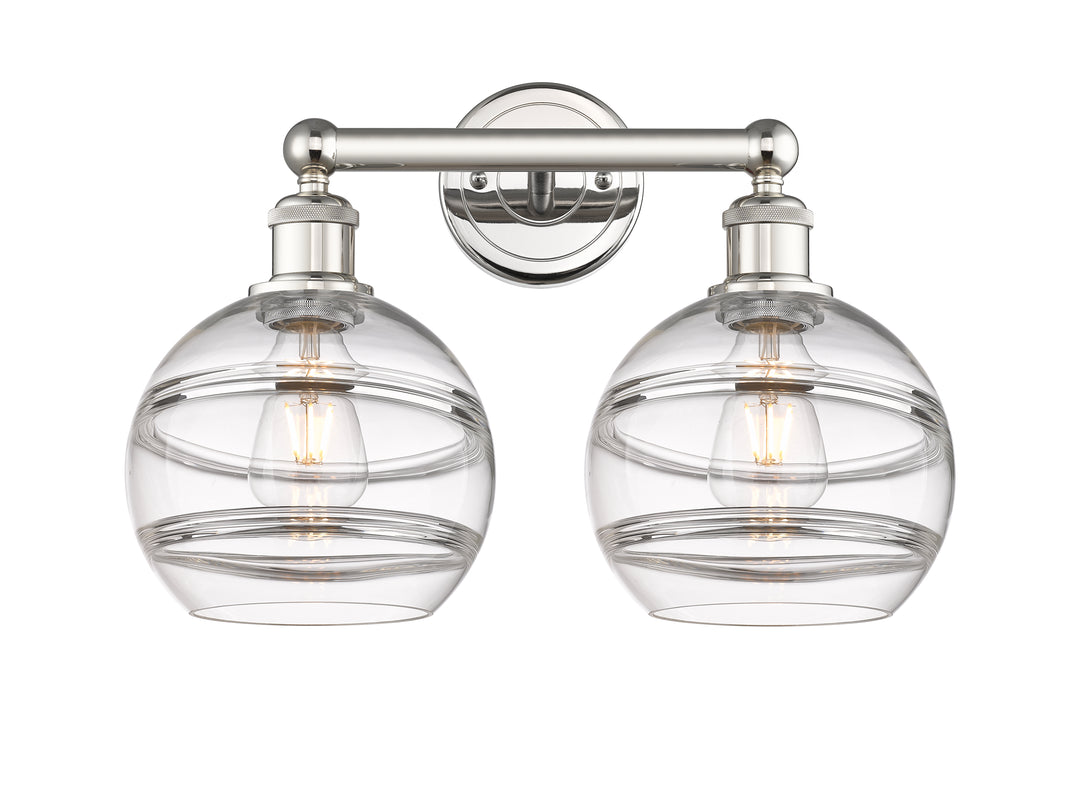 Innovations Lighting Rochester 8" Bath Vanity Light - Polished Nickel