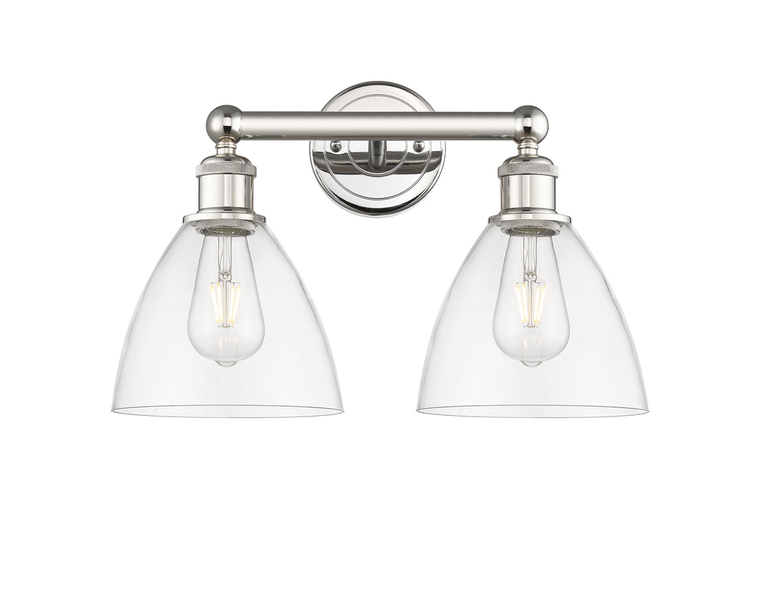 Innovations Lighting Bristol 7.5" Bath Vanity Light - Polished Nickel Vanity Lights Innovations Lighting   