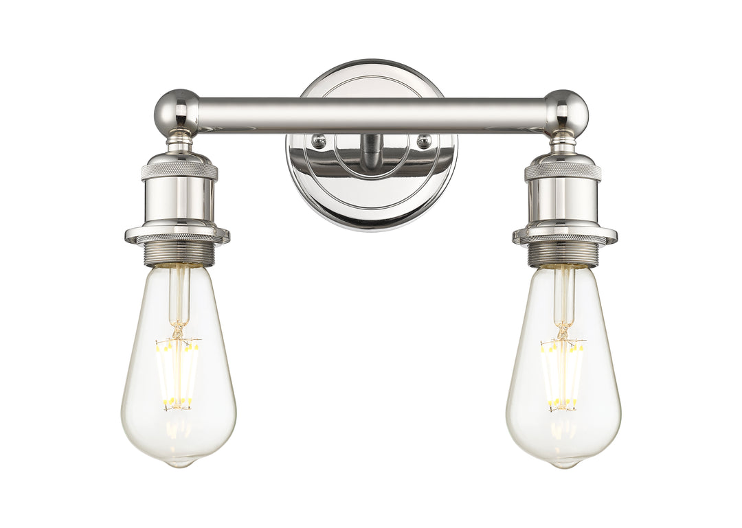 Innovations Lighting Edison Bath Vanity Light - Polished Nickel