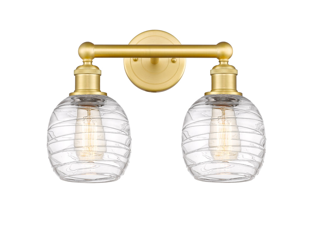 Innovations Lighting Belfast 6" Bath Vanity Light - Satin Gold Vanity Lights Innovations Lighting   