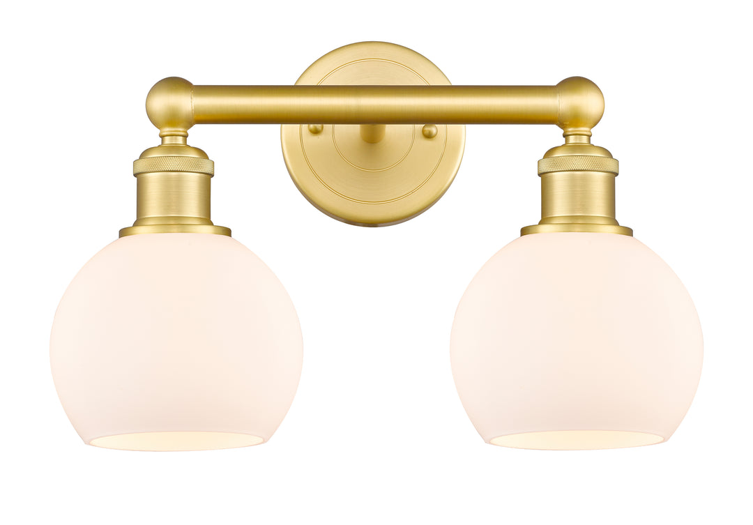 Innovations Lighting Athens 6" Bath Vanity Light - Satin Gold Vanity Lights Innovations Lighting   