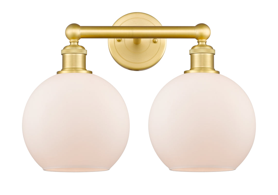 Innovations Lighting Athens 8" Bath Vanity Light - Satin Gold Vanity Lights Innovations Lighting   