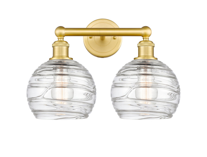 Innovations Lighting Athens Deco Swirl 8" Bath Vanity Light - Satin Gold