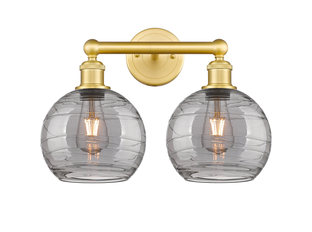 Innovations Lighting Athens Deco Swirl 8" Bath Vanity Light - Satin Gold