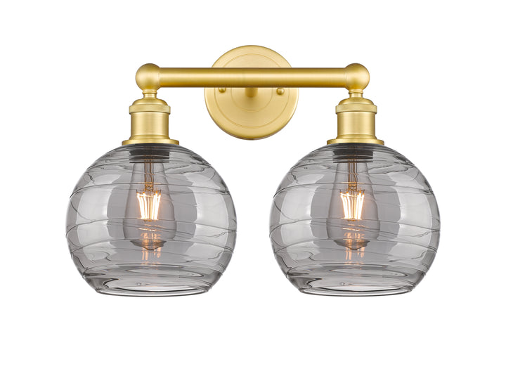 Innovations Lighting Athens Deco Swirl 8" Bath Vanity Light - Satin Gold