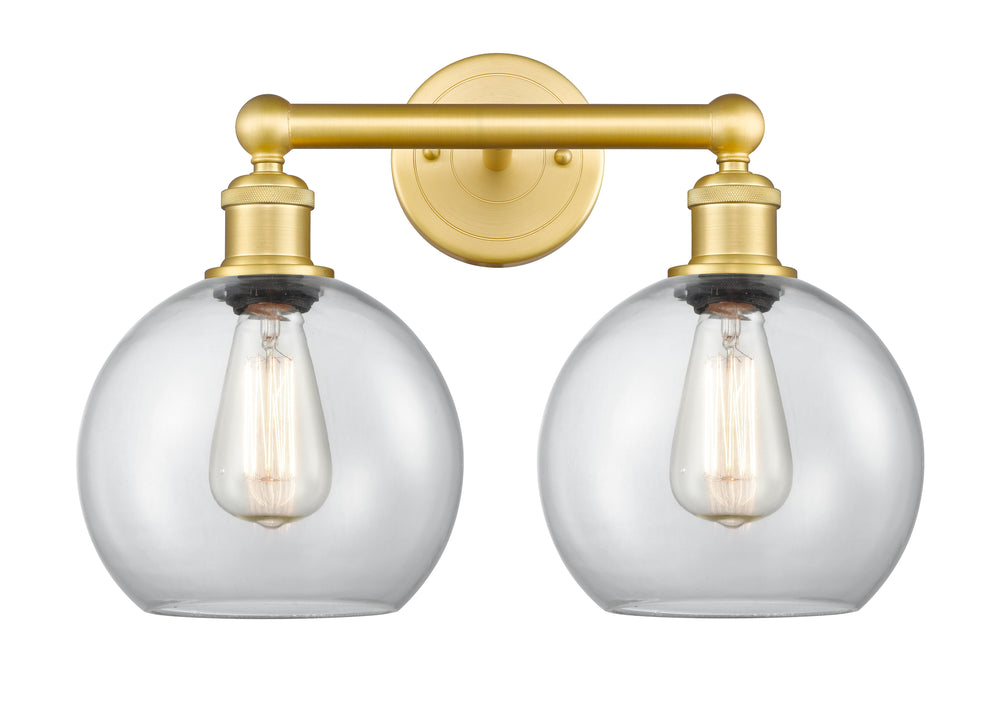 Innovations Lighting Athens 8" Bath Vanity Light - Satin Gold Vanity Lights Innovations Lighting   