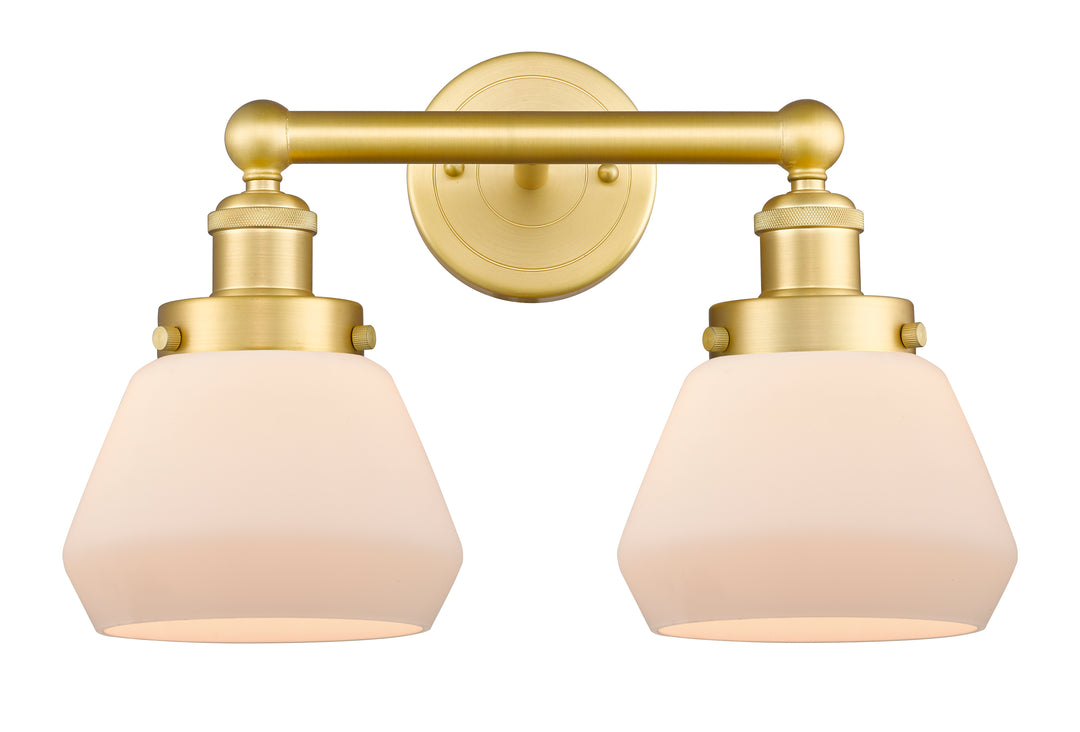 Innovations Lighting Fulton 7" Bath Vanity Light - Satin Gold Vanity Lights Innovations Lighting   